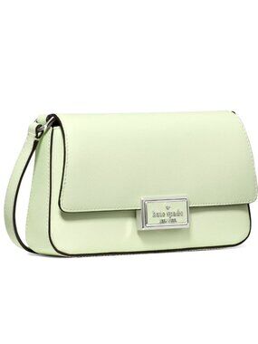 New Kate Spade New York Reegan Mini Flap Crossbody Lime Frosting